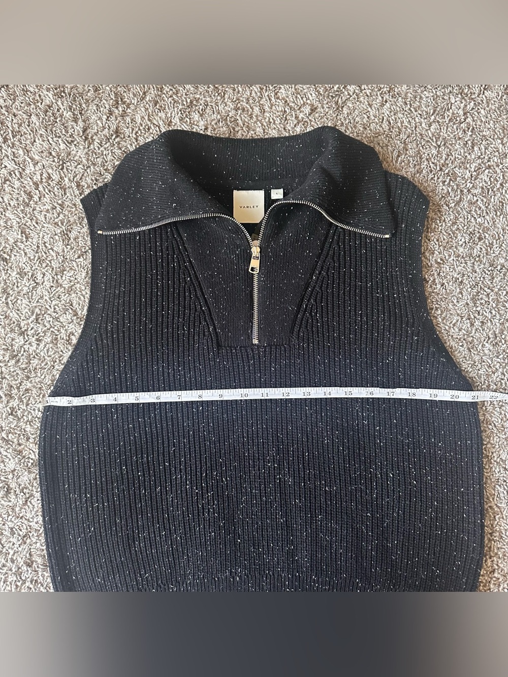 VARLEY Half Zip Rib Vest - Picture 9 of 10